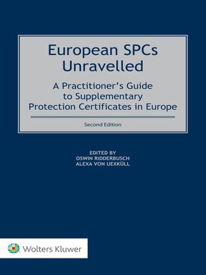 cover image of European SPCs Unravelled